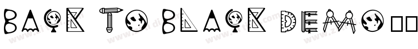 Back to Black Demo字体转换